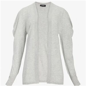 Express Women's Light Gray Cardigan